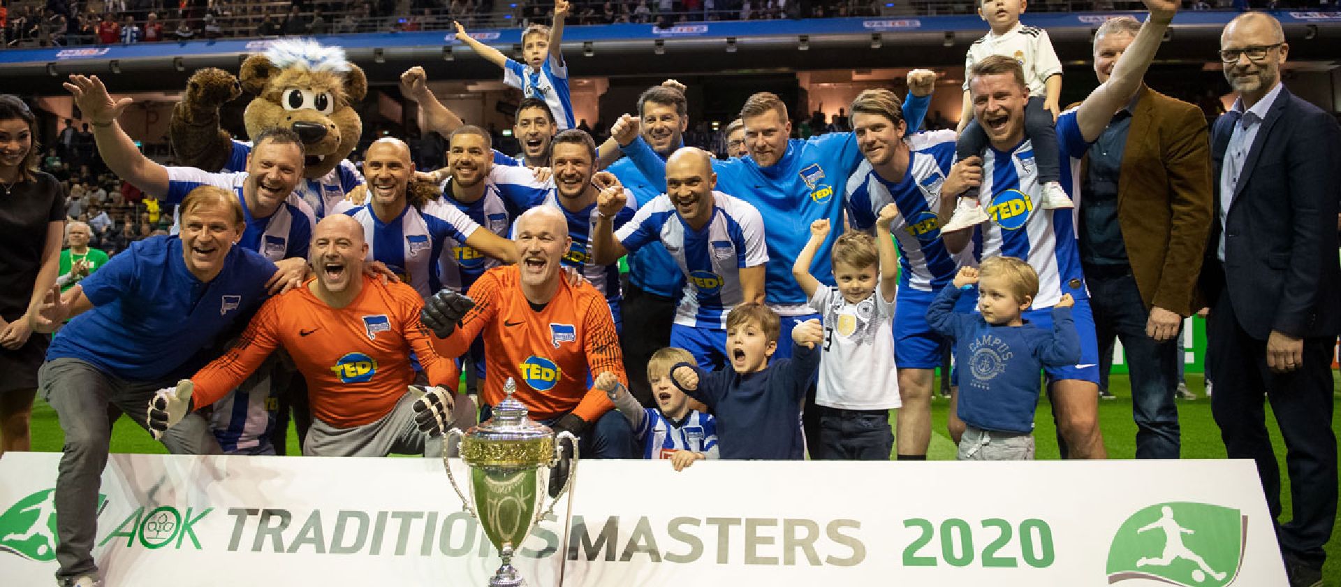 Siegerfoto beim AOK Traditionsmasters