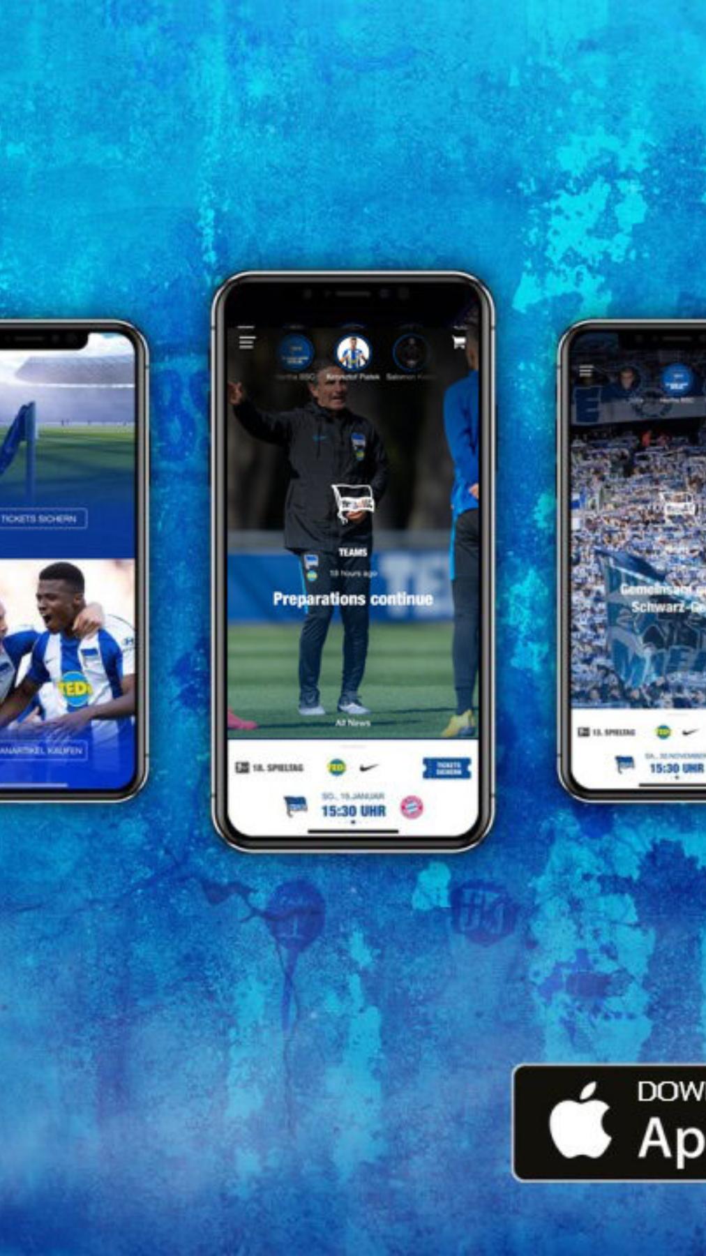 Hertha App launches in English