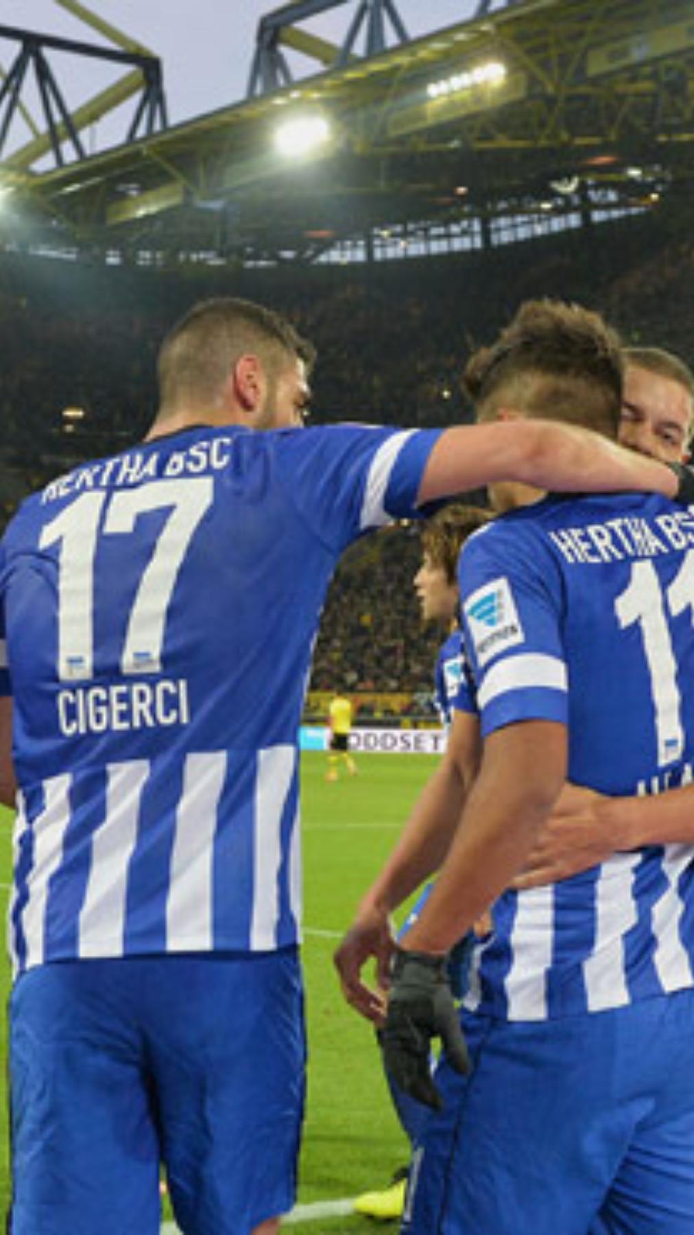 2-1 Hertha triumph in Dortmund!