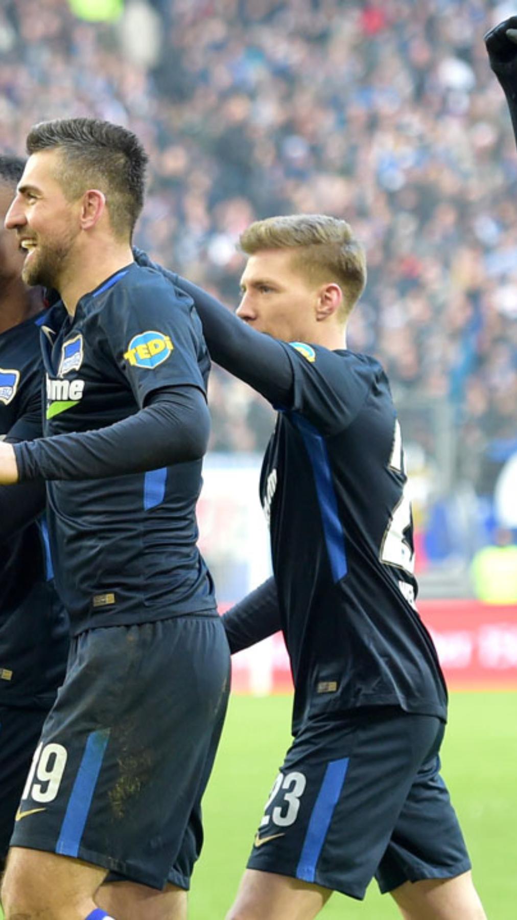 Hertha leave Hamburg victorious