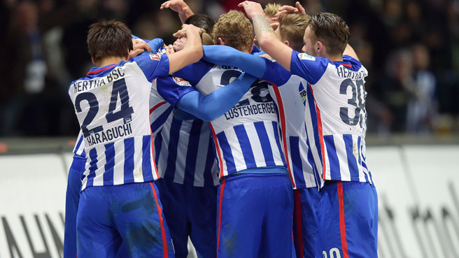 Hertha beat Leverkusen 2-1!