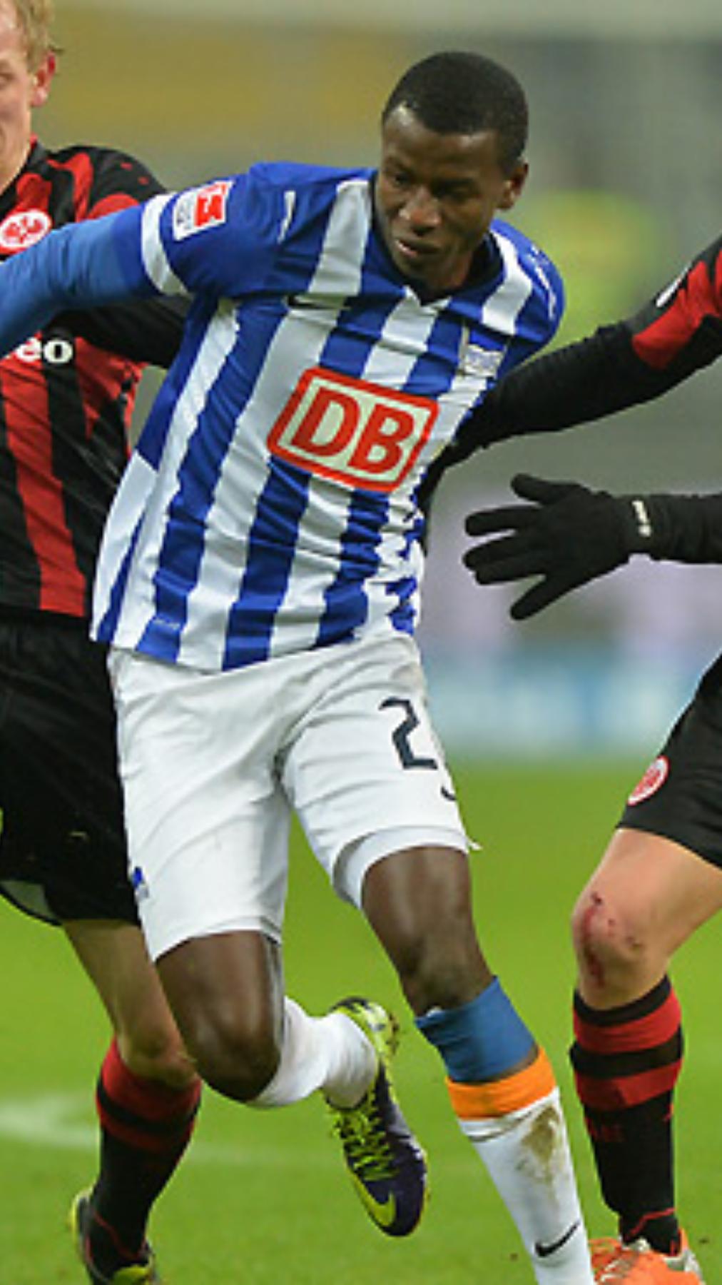 Hertha lose 0-1 in Frankfurt