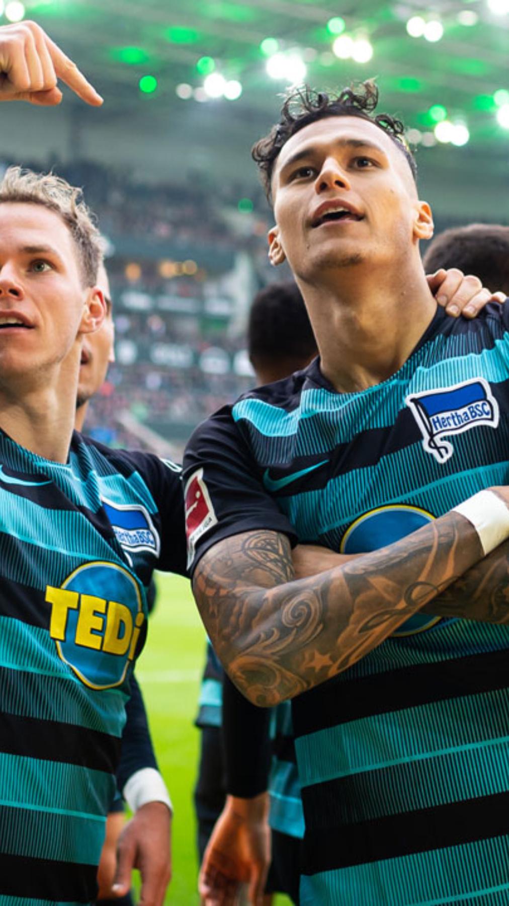 Hertha effective on the break