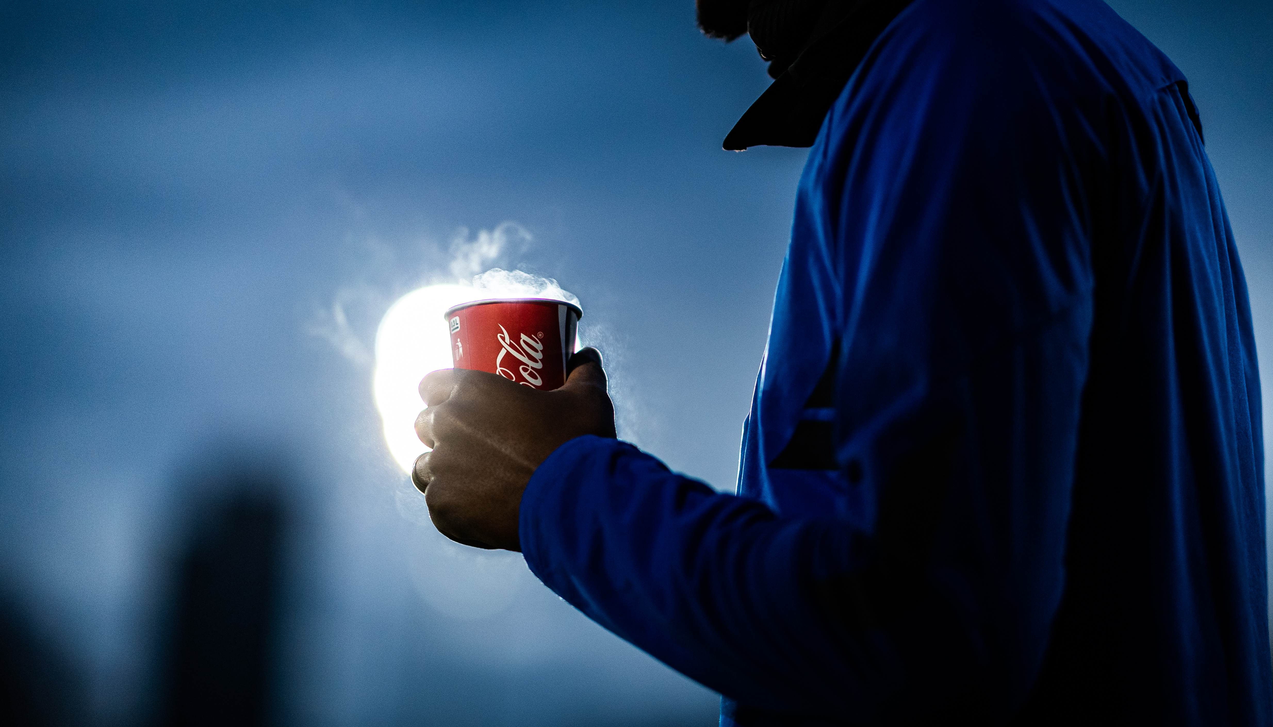 Ein Becher Coca-Cola