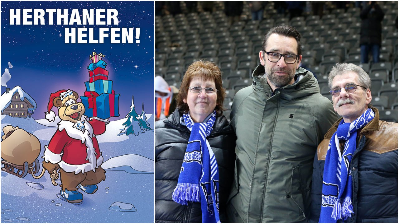 Herthaner helfen: Hautnah am Spielfeldrand