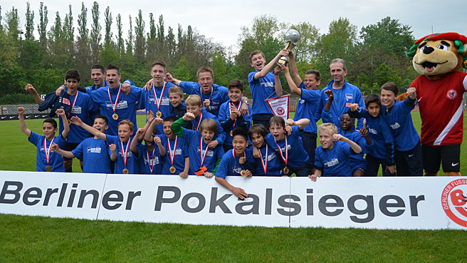 Herthas D-Junioren holen den Berliner Pokal
