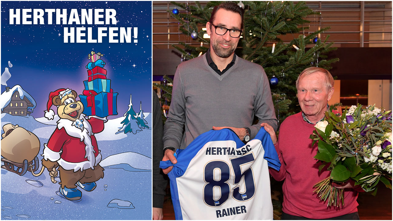Herthaner helfen: Zum 85. Geburtstag im Stadion