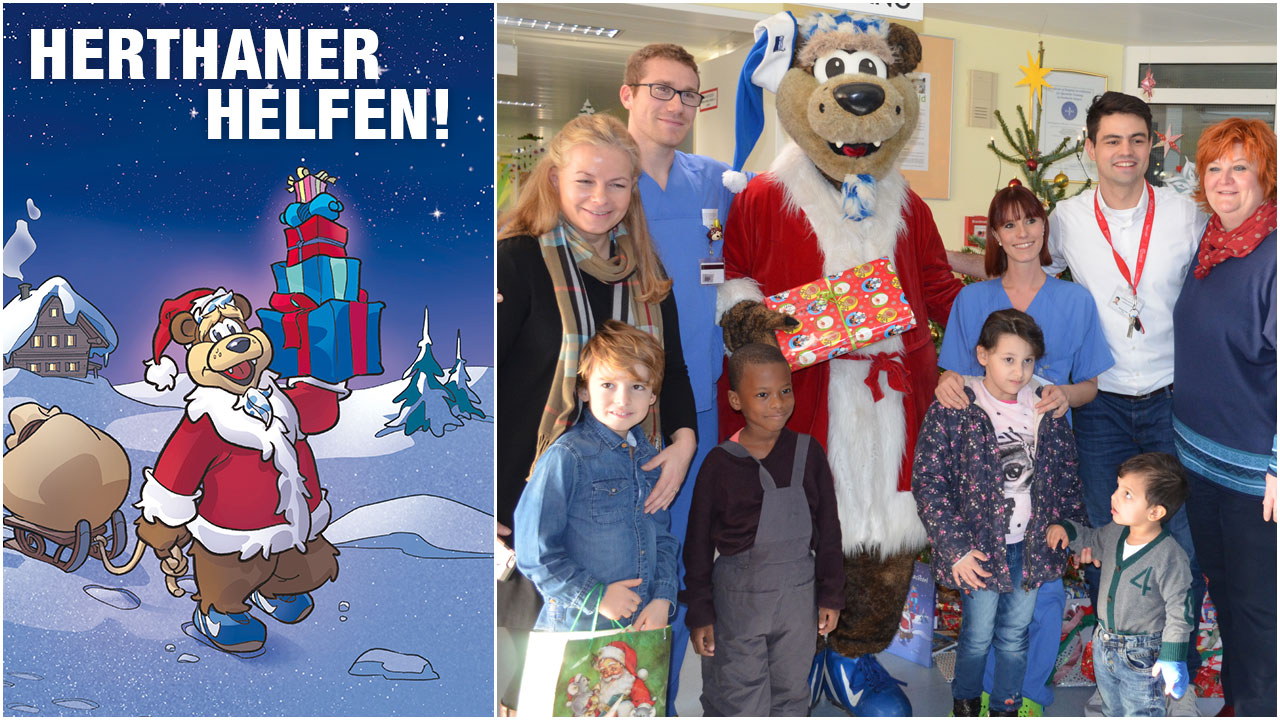 Herthaner helfen: Kids-Club sammelt Geschenke für Kinderklinik