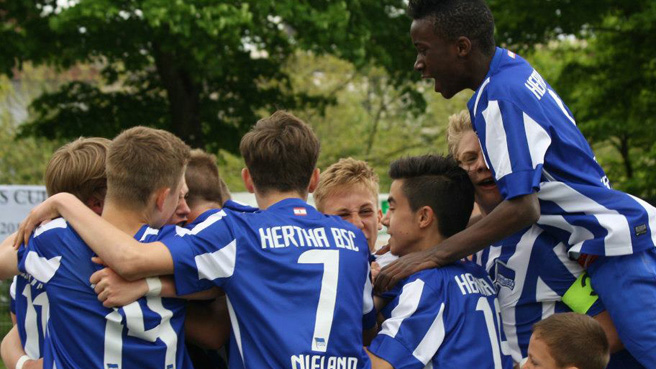 Anspruchsvolle Tage für Herthas U14