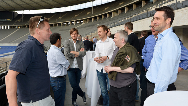 Hertha lädt Journalisten zum Saison-Abschluss-Grillen