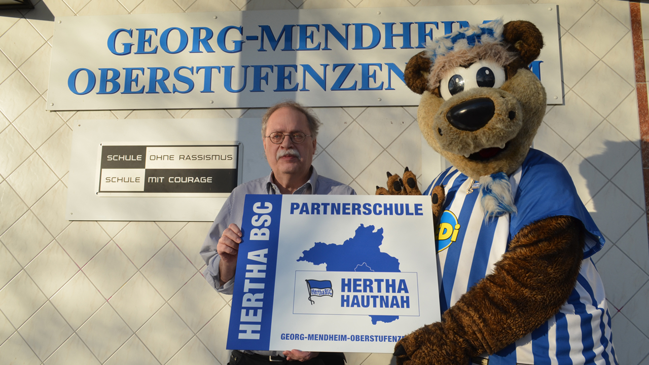 Herthinho zu Besuch in Oranienburg