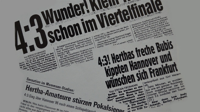 20 Jahre „Hertha-Bubis“: Das Achtelfinale