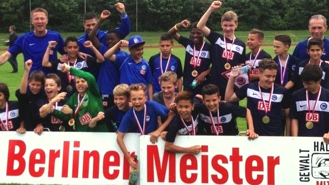U12 von Hertha BSC holt das Double