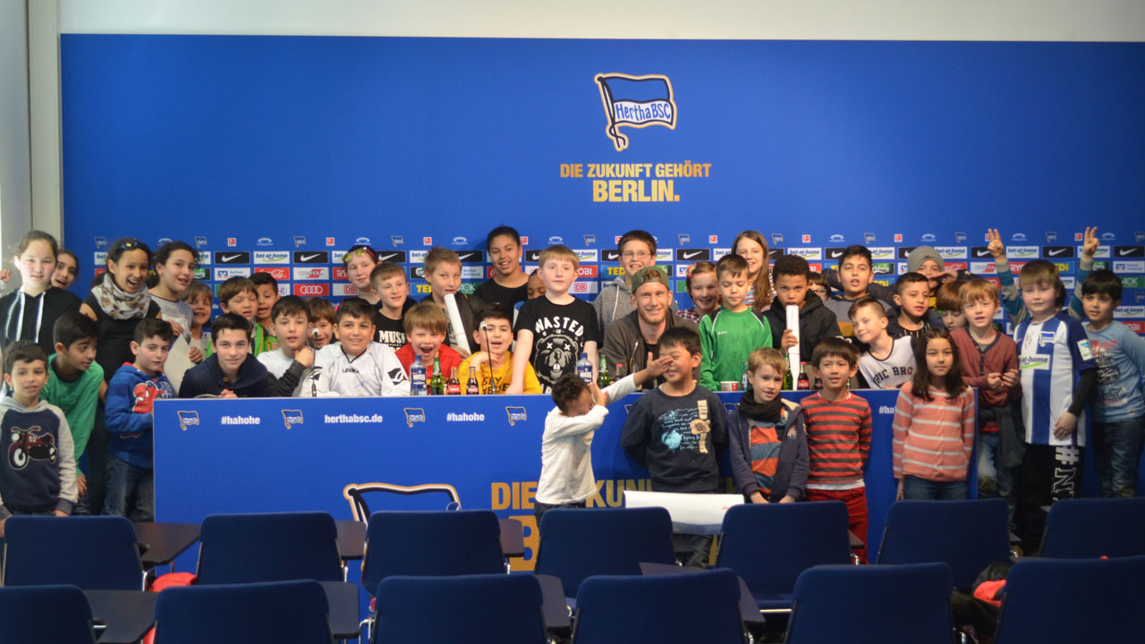 Deutscher Kinderschutzbund zu Besuch bei Hertha BSC