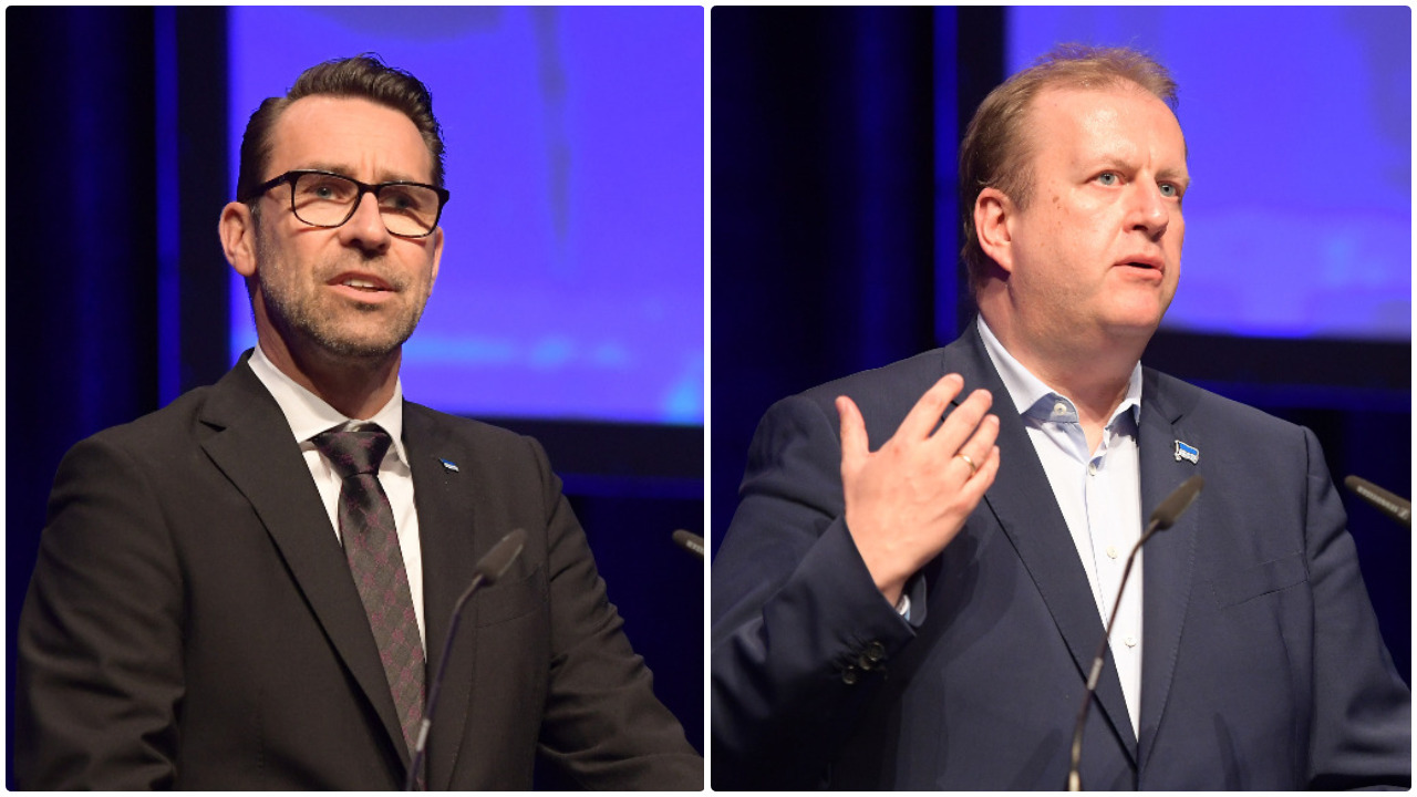 Schiller und Preetz auf der Mitgliederversammlung