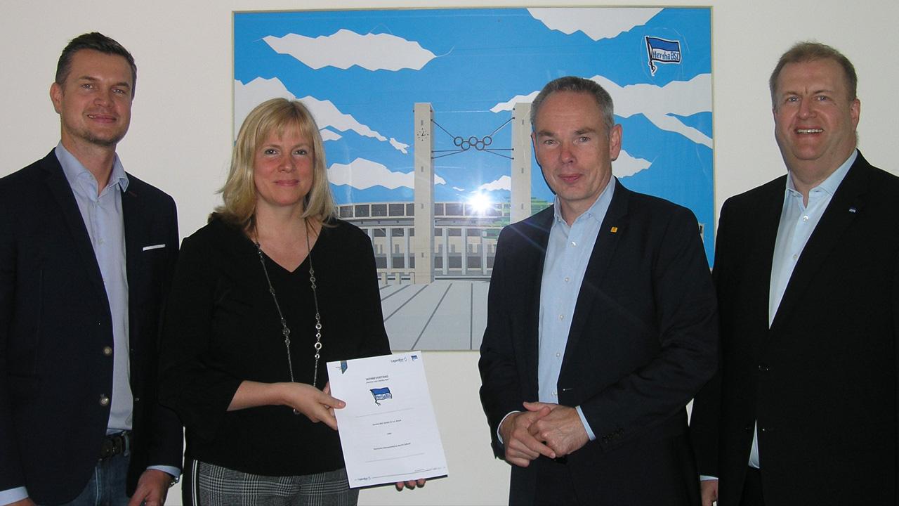 Hertha BSC und LOTTO Berlin verlängern Partnerschaft