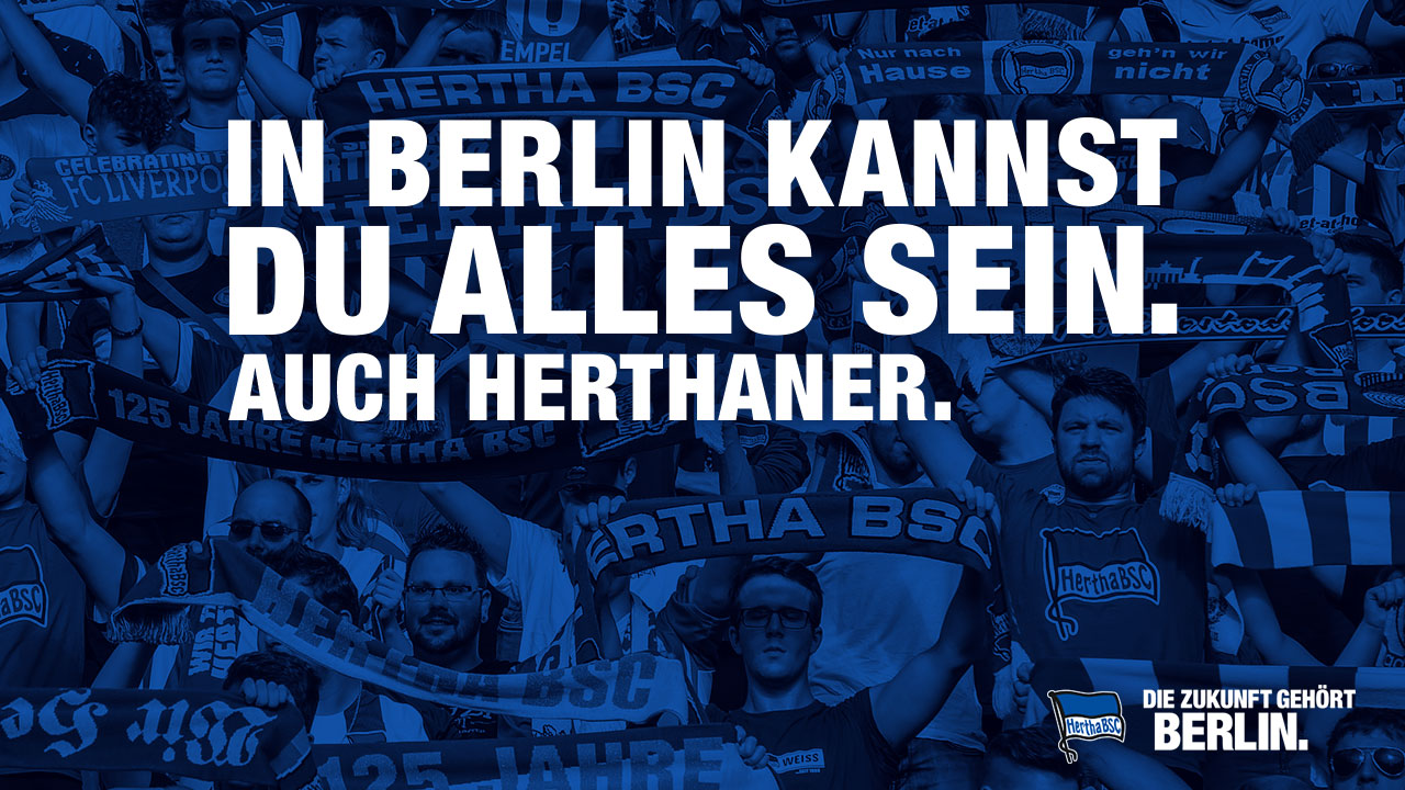 Auch Herthaner. Werdet Teil unserer Saison-Kampagne