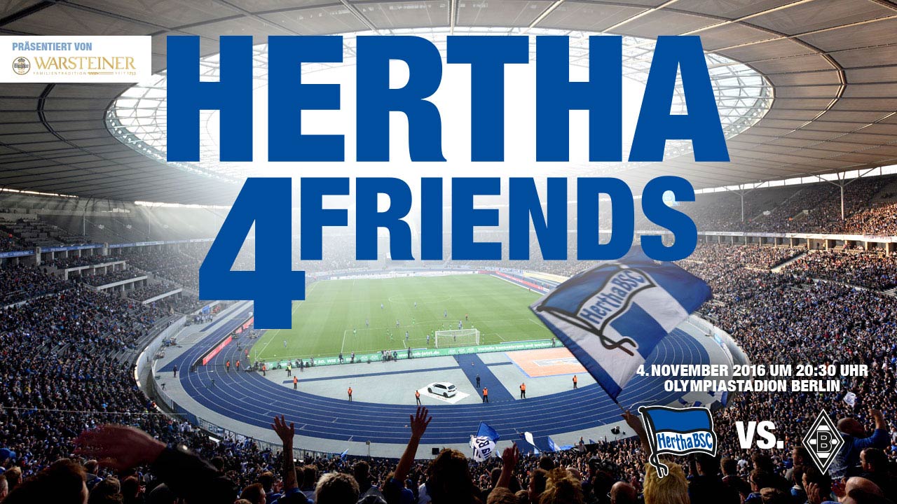 Hertha 4 Friends - präsentiert von Warsteiner