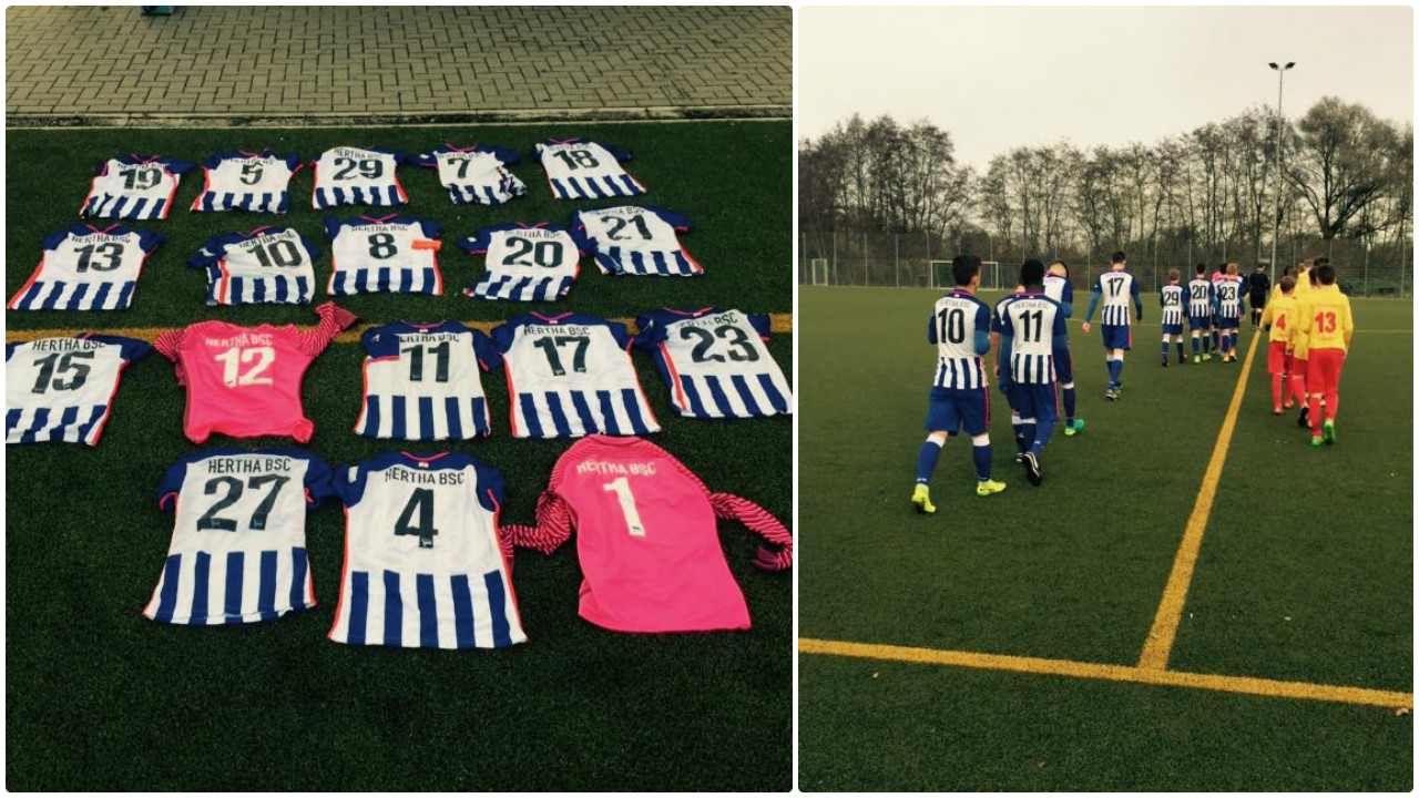 Kantersieg in Schwerin für Herthas U15