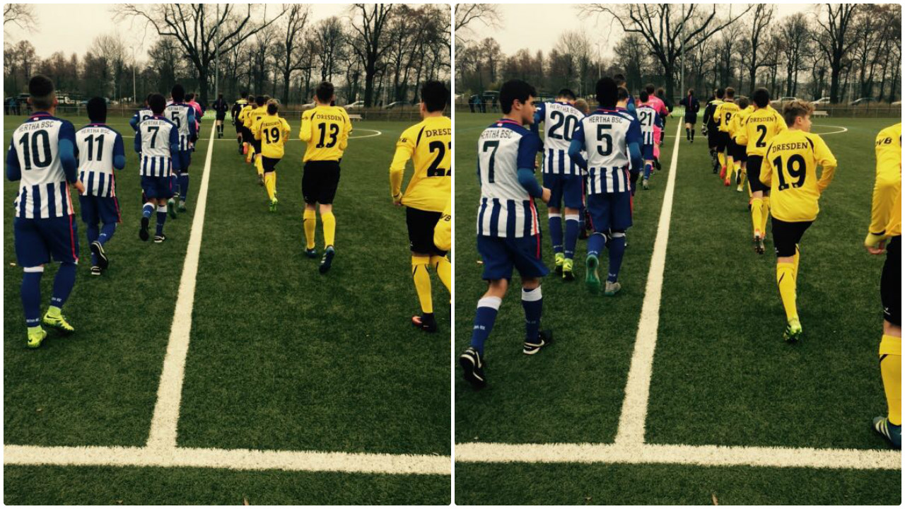 Siebter Sieg in Serie für Herthas U15