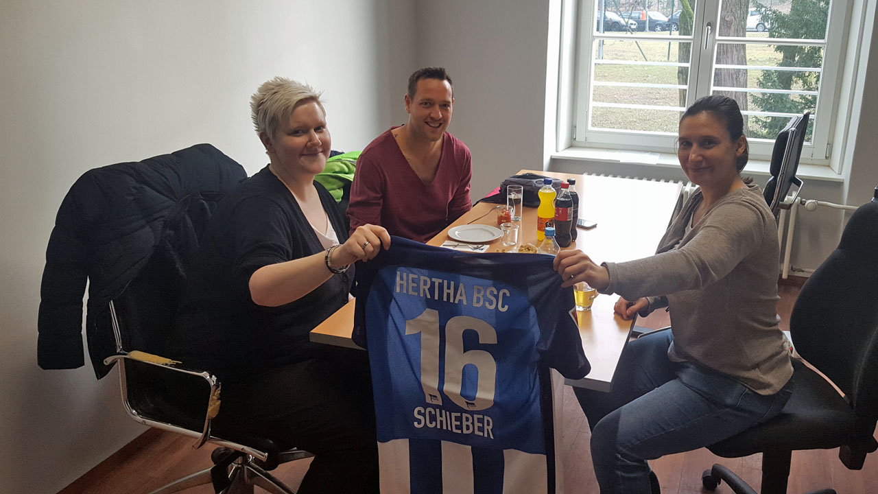 Herthaner helfen: Meet and Greet mit Julian Schieber