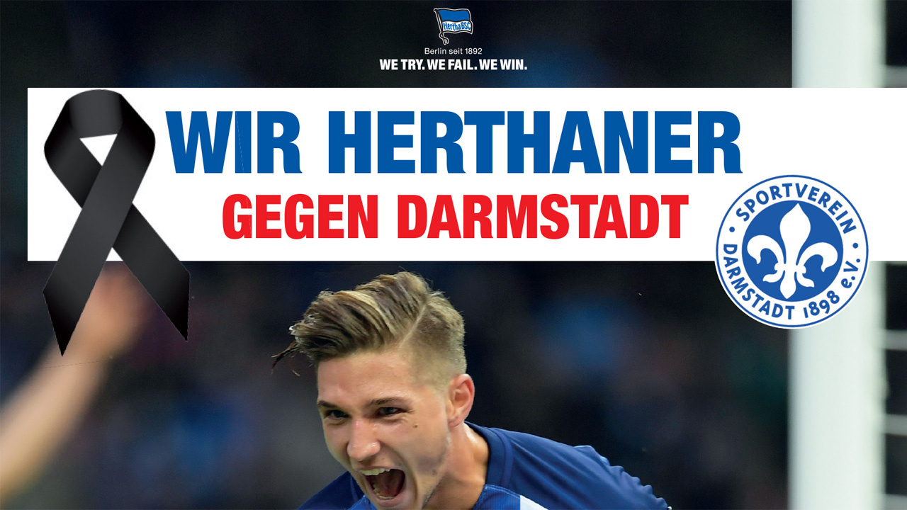 Wir Herthaner gegen Darmstadt!