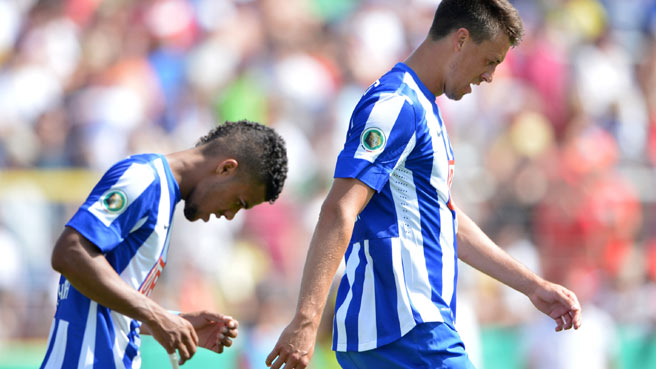 Hertha muss in der ersten Pokalrunde die Segel streichen