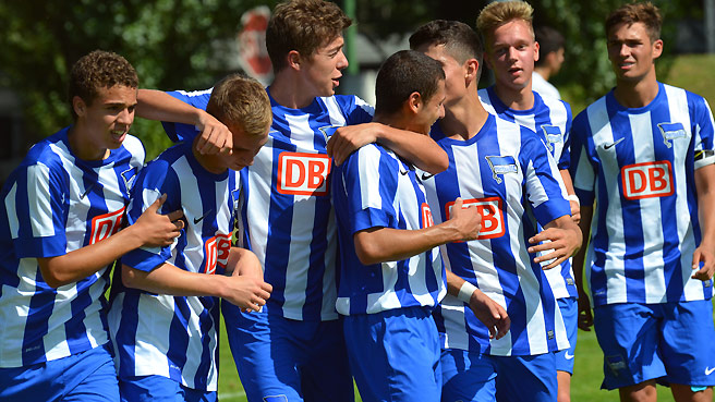 Herthas U17 besiegt Osnabrück mit 2:1