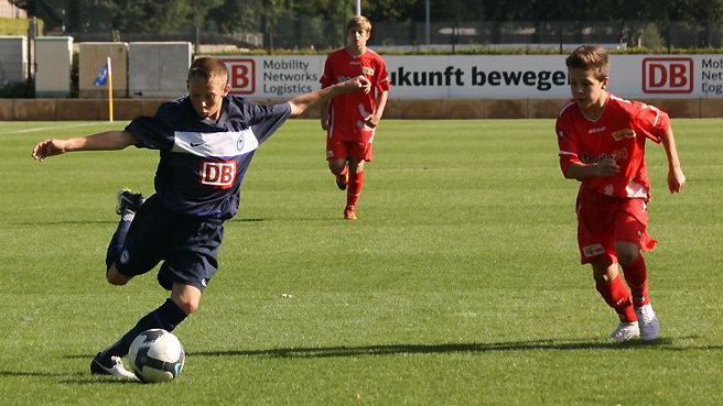 U14-Junioren unterliegen der U15 von Union