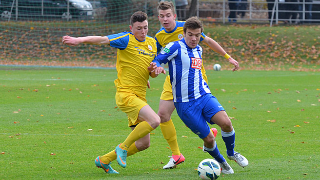 Herthas U19 mit Remis trotz drei Platzverweisen