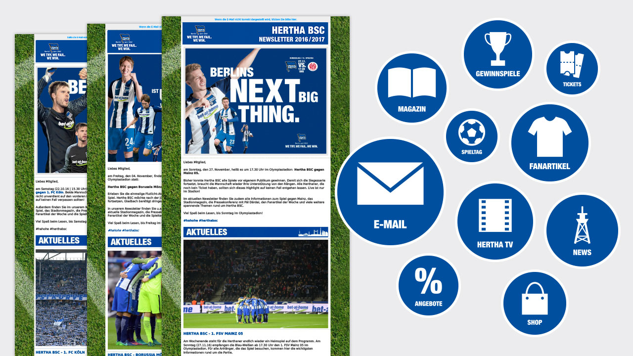Der neue Hertha BSC Newsletter ist da!