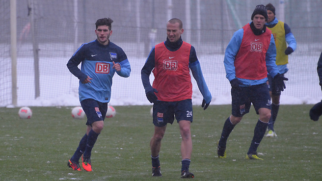 Perdedaj hält sich bei Hertha fit