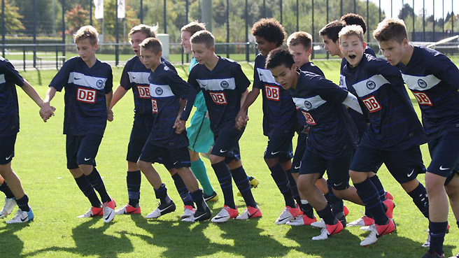 U14-Junioren überwintern auf Platz zwei