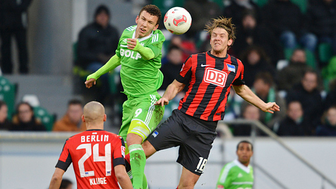 Hertha unterliegt in Wolfsburg