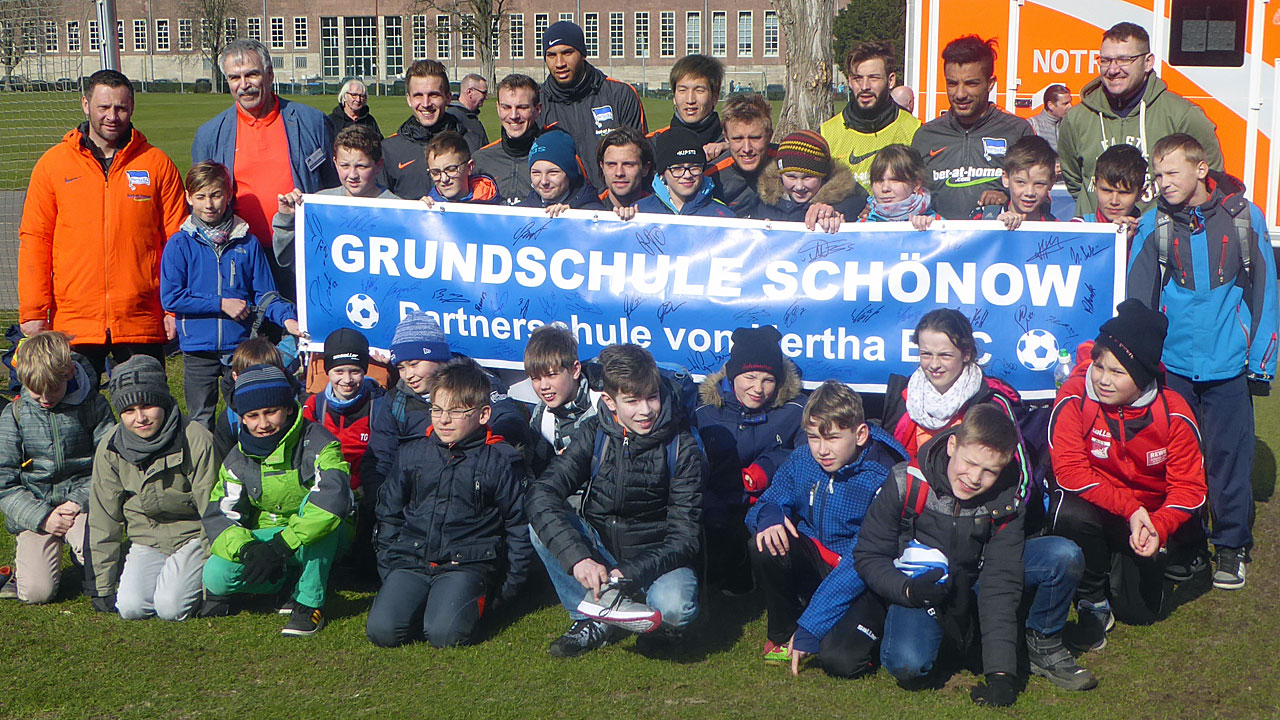 Hertha-Wandertag der Grundschule Schönow