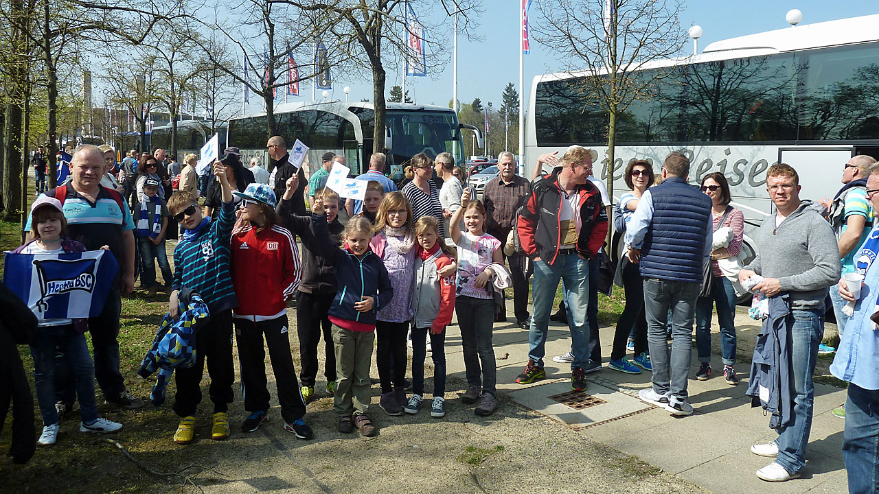 350 Lübbener jubeln im Olympiastadion