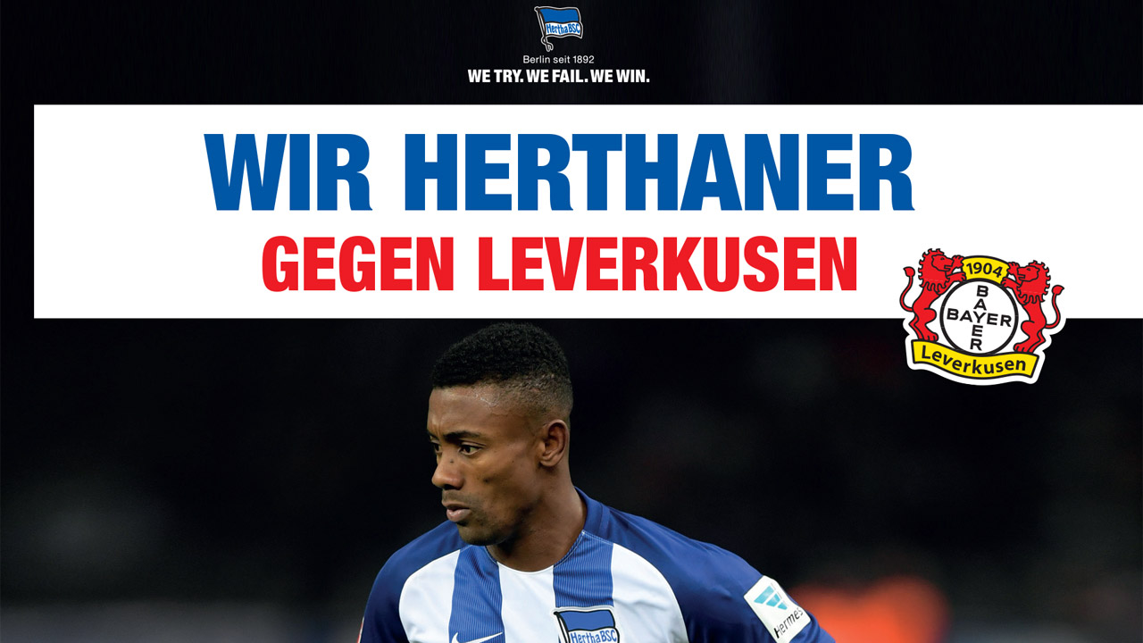 Wir Herthaner gegen Leverkusen!
