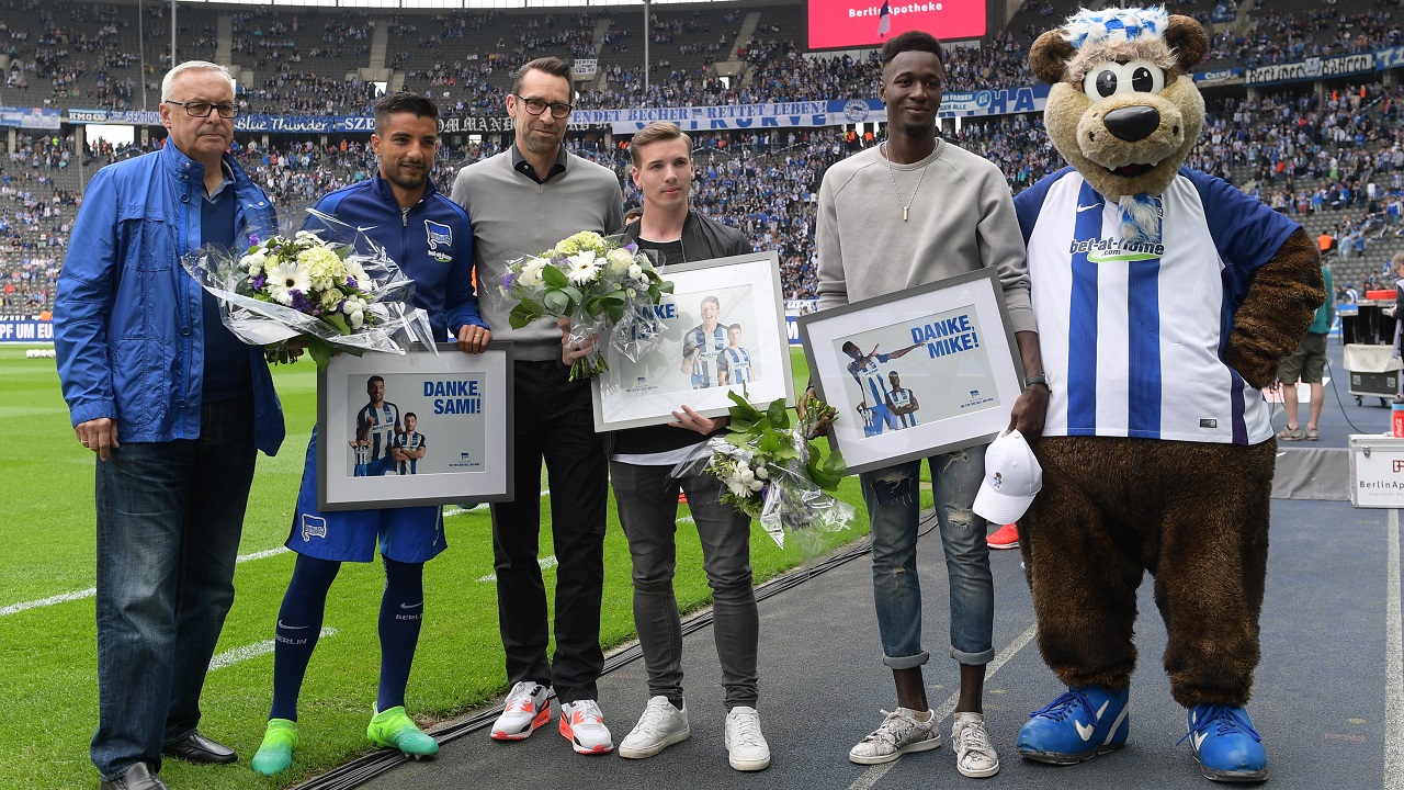 Hertha BSC verabschiedet vier Spieler