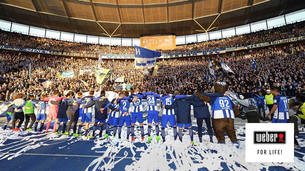 Weber gratuliert Hertha BSC mit Rabatt