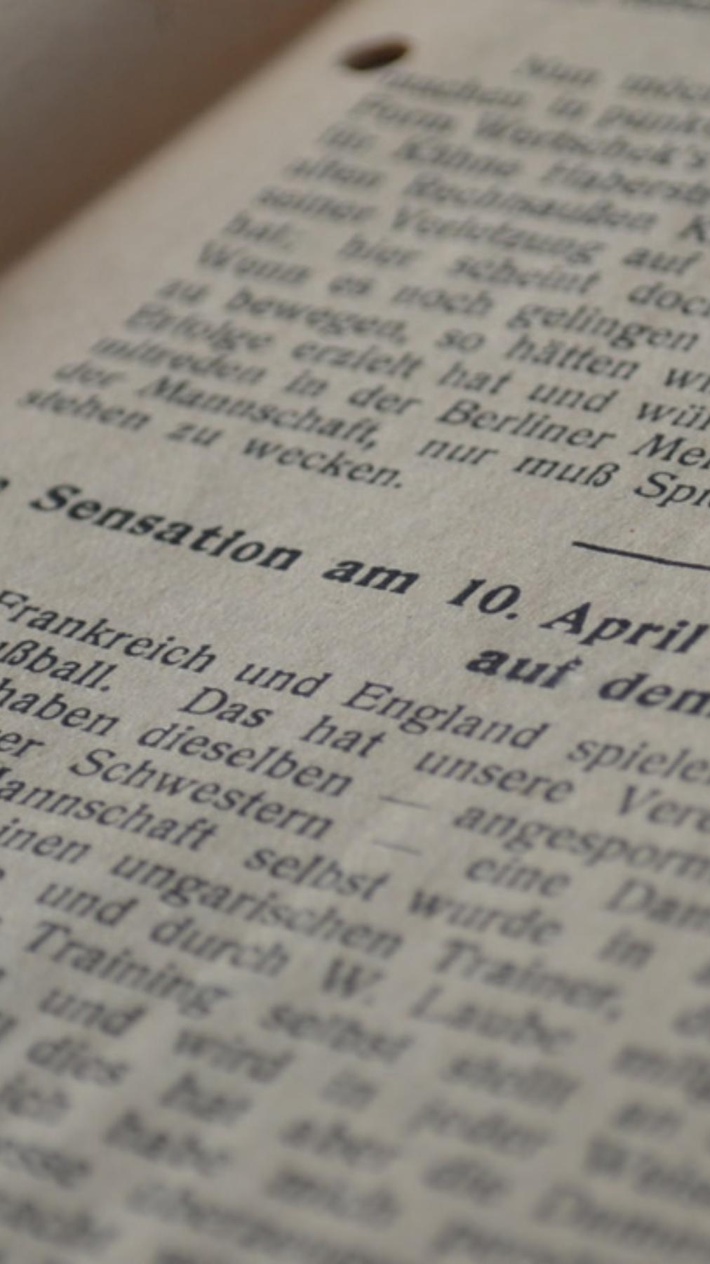 Ein Blick ins Archiv: Frauen bei der Alten Dame