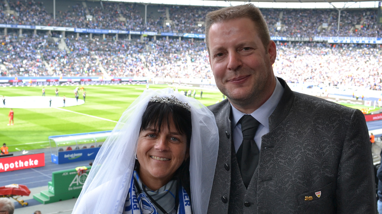 Hochzeit im Olympiastadion