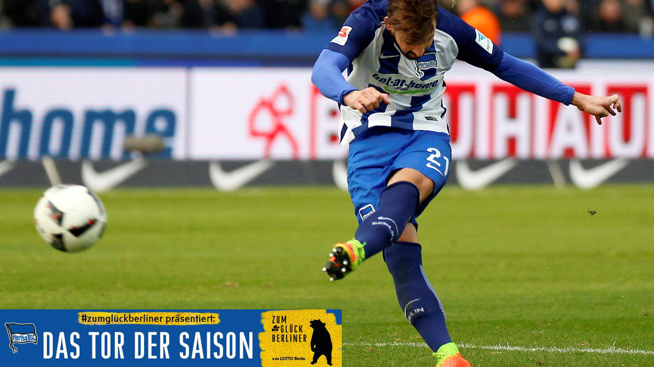 Plattes Tor der Saison - präsentiert von ZUM GLÜCK BERLINER