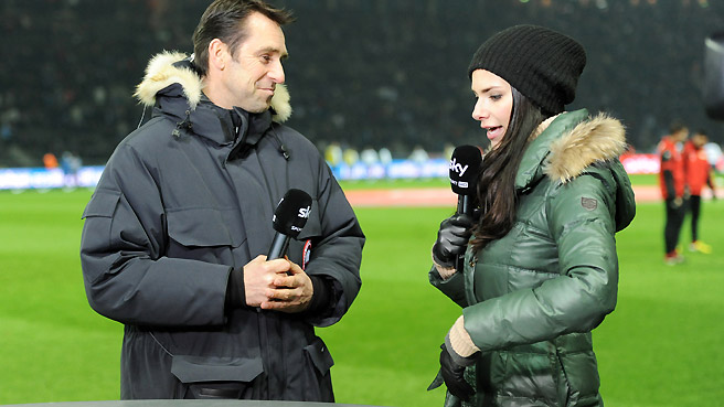 Hertha-Fan vor der Kamera