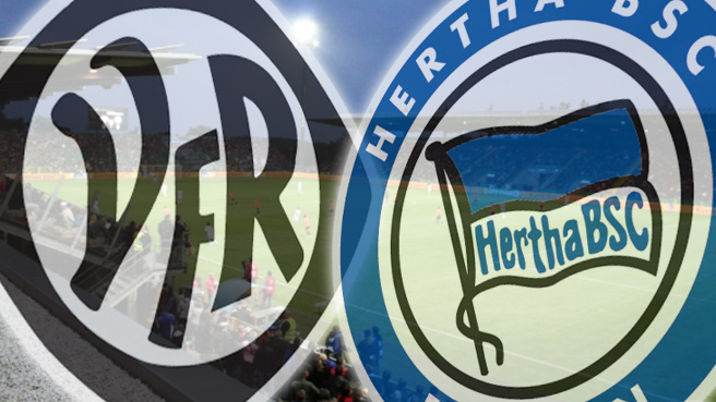 Hertha BSC beim Überraschungsteam