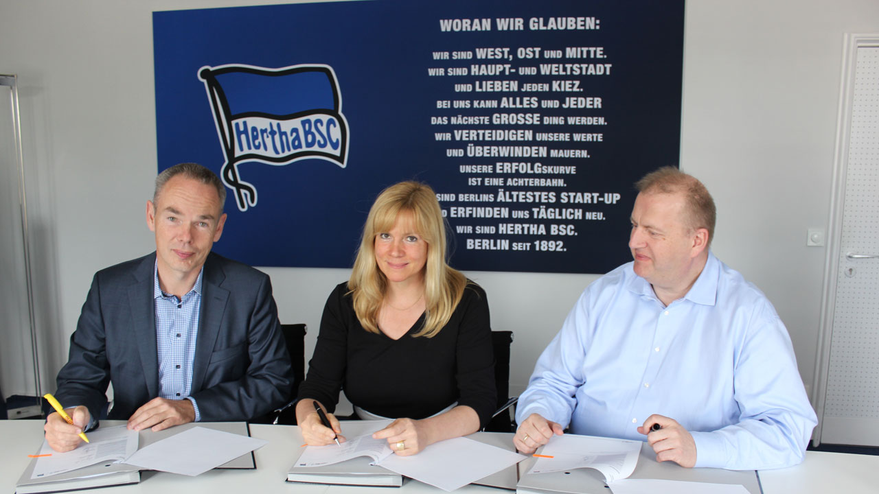 Hertha BSC verlängert Partnerschaft mit LOTTO