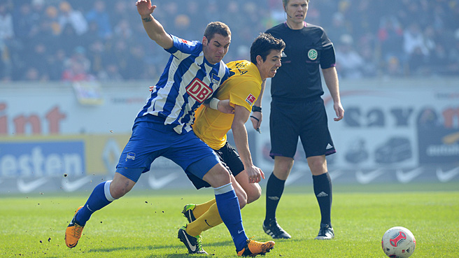 Hertha BSC verliert in Dresden mit 0:1