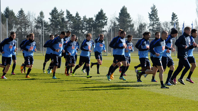 Die Trainingszeiten bei Hertha BSC