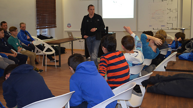 Medienworkshop für Herthas Nachwuchs