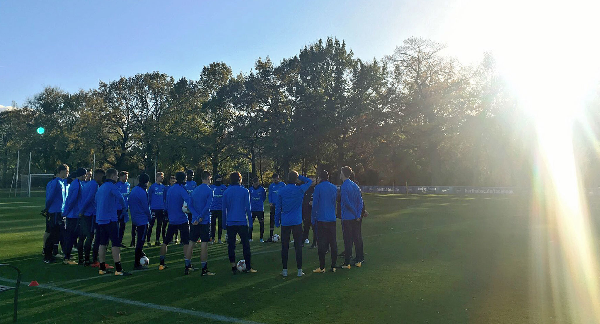 Trainingsauftakt mit 29 Mann