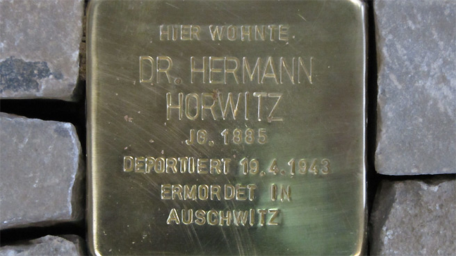 Gedenken an Dr. Hermann Horwitz